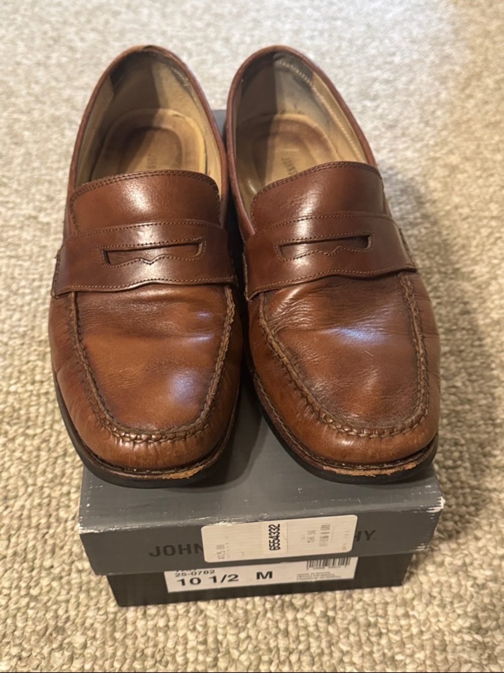 Johnston & Murphy Brown Leather Penny Loafers- MAKE AN OFFER